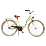 Dámsky retro bicykel 28" Lavida 3-prevodový krémová